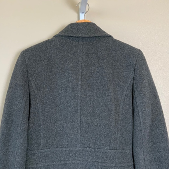 Nine West Wool Button Front Overcoat Coat - Picture 13 of 16